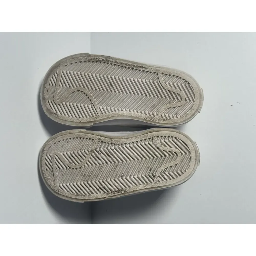 Nike Court Borough Low 2 TDV White Hook Loop Toddler Shoes Size 6C DA5382-104